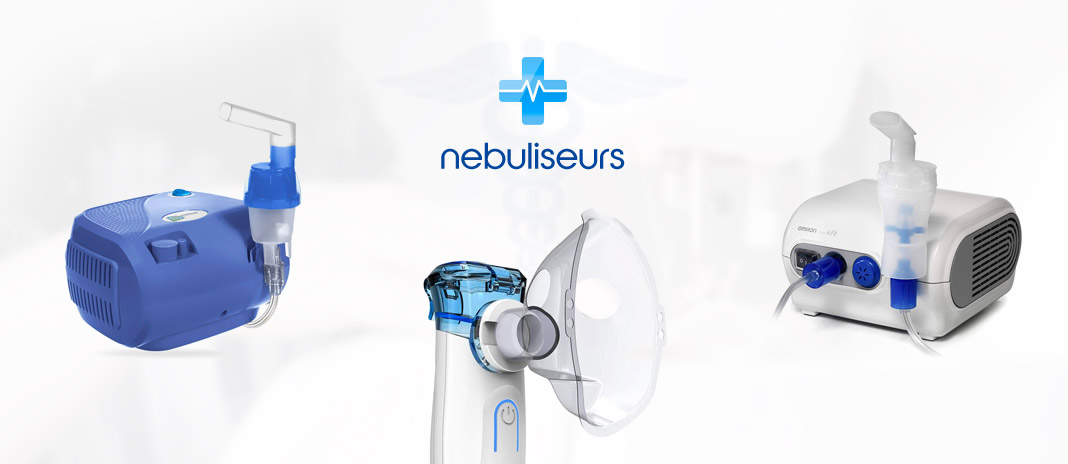 Inhalateur Nébuliseur Compact à Compresseur Embout Buccal Nasal
