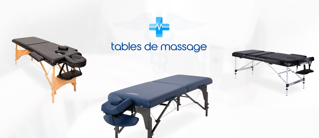 Vivezen - Table de massage pliante 3 zones en bois avec panneau