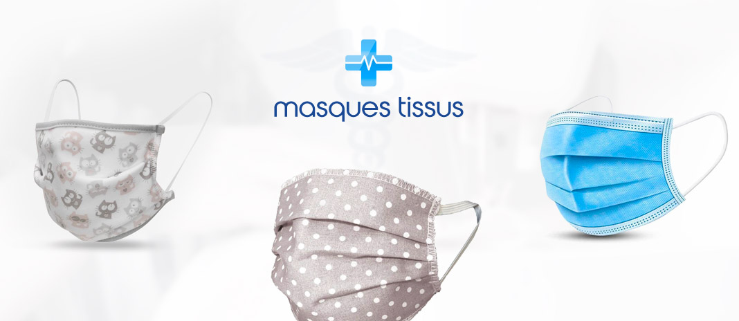 Masque de protection du visage en tissus réutilisable