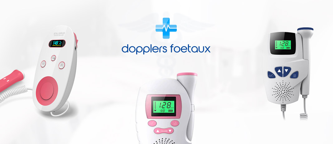 Détecteur de rythme cardiaque Doppler fœtal Échographie portable Grossesse  Moniteur cardiaque pour bébé