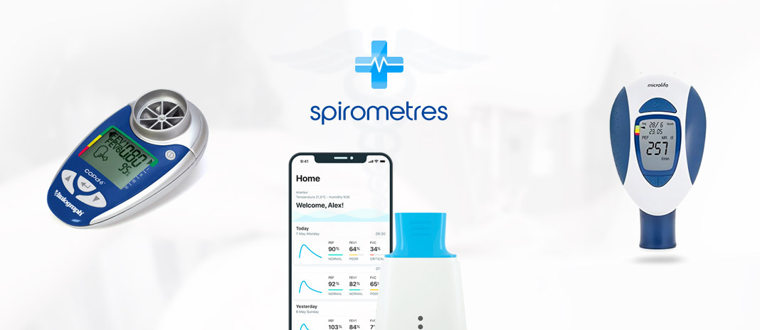 ≡ Spiromètre → Comparatif Modèles